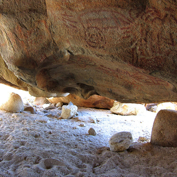 Visitar las pinturas rupestres de Cataviña